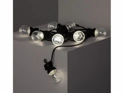 Ledkia Guirnalda Luminosa|Guirnalda Solar Exterior LED de Bombillas Kepler 7m