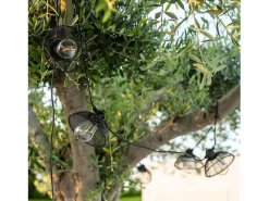 Guirnalda Solar Exterior LED de Bombillas Kodos 6.5m 3000K Blanco Cálido^Ledkia Outlet
