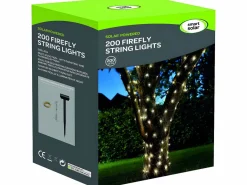 Guirnalda solar exterior LUCI200 LED blanco cálido - 21,9m^Smart garden products Best