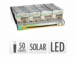 Ledkia Guirnalda Solar Exterior LED RGB Kentia 50LEDS 7m RGB Blanco Outlet