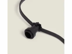 Guirnaldas para Exterior IP44 Cable Eléctrico Plano con Portalámparas E27 a Medida 15 m^Ledkia Discount