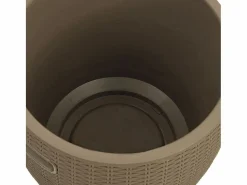 Gyrth Caja de almacenaje de jardín 4 en 1 polipropileno marrón claro^Garden Furniture Hot