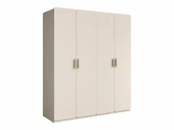 Meublorama Habitación completa AMALIE – Cama 160x200 cm con somier, armario, cómoda y 2 mesitas de noche Beige Sale