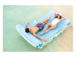 Hamaca Inflable Tropical 1 Plaza 224 cm PVC Multicolor con Sombrilla y Porta Vasos^Intex Clearance