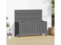 Hara Caja de almacenaje jardín madera de pino 108x42,5x54 cm^Garden Furniture New