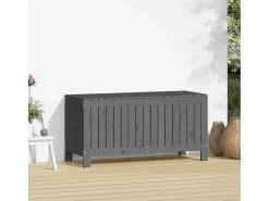 Hara Caja de almacenaje jardín madera de pino 108x42,5x54 cm^Garden Furniture New