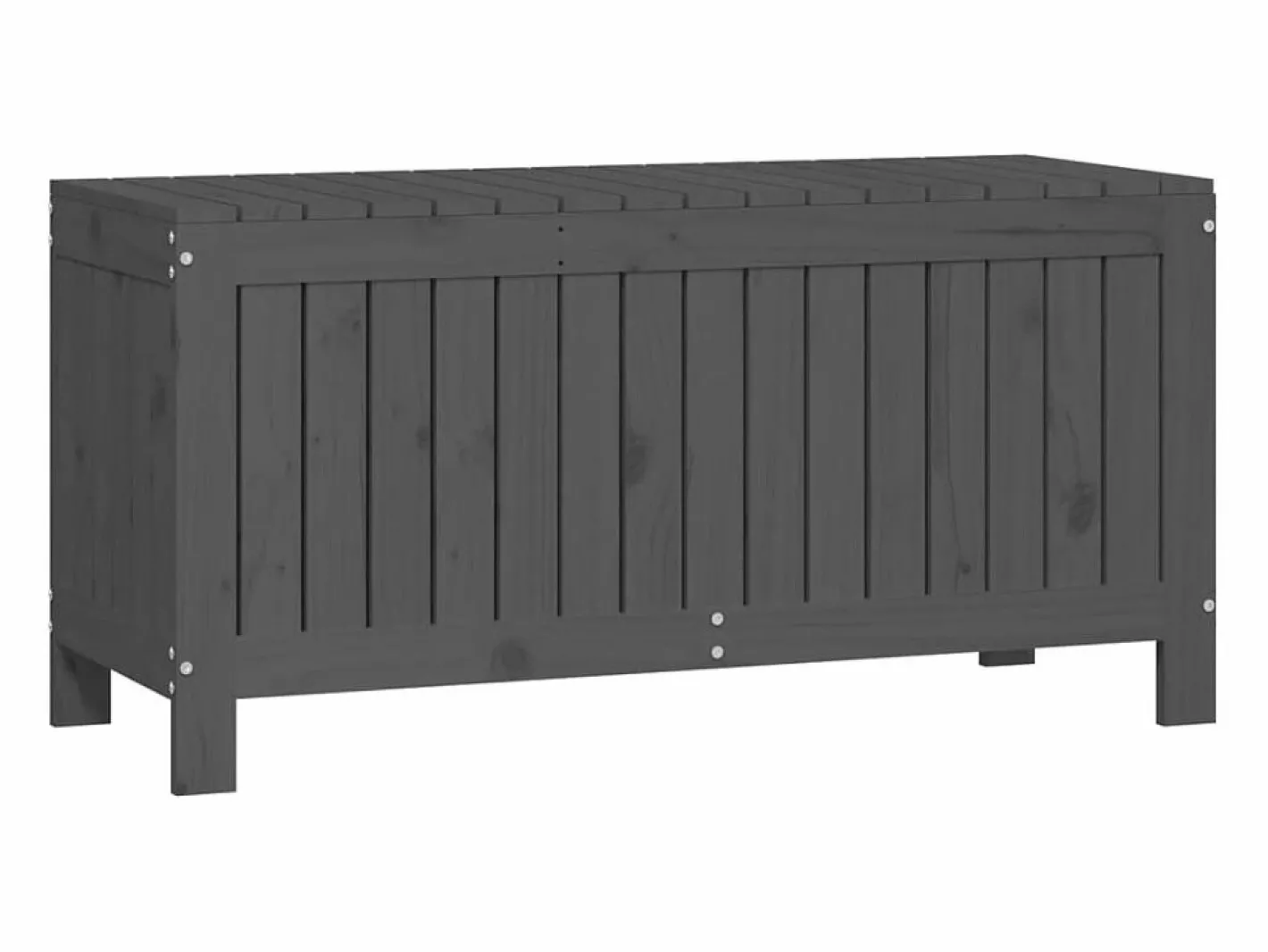 Hara Caja de almacenaje jardín madera de pino 108x42,5x54 cm^Garden Furniture New