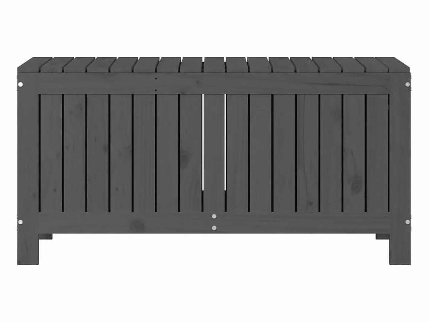 Hara Caja de almacenaje jardín madera de pino 108x42,5x54 cm^Garden Furniture New