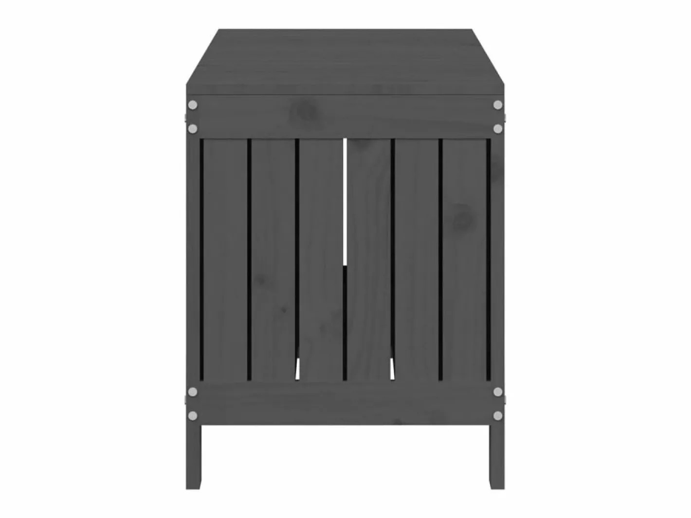 Hara Caja de almacenaje jardín madera de pino 108x42,5x54 cm^Garden Furniture New