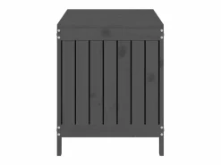 Garden Furniture Hara Caja de almacenaje jardín madera de pino 115x49x60 cm Gris