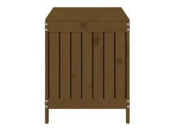 Garden Furniture Hara Caja de almacenaje jardín madera pino marrón miel 115x49x60 cm Marru00f3n