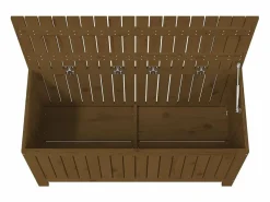 Garden Furniture Hara Caja de almacenaje jardín madera pino marrón miel 115x49x60 cm Marru00f3n