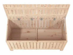Garden Furniture Hara Caja de almacenaje jardín madera maciza de pino 115x49x60 cm Marru00f3n Online