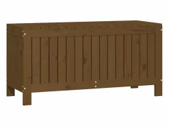 Garden Furniture Baúl De Jardín|Hara Caja de almacenaje jardín madera pino marrón miel 108x42,5x54cm
