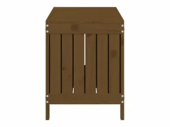 Garden Furniture Baúl De Jardín|Hara Caja de almacenaje jardín madera pino marrón miel 108x42,5x54cm