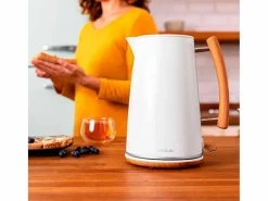 Hervidor de agua eléctrico Thermosense 400 White Woody 1,7L 3000W blanco/madera^ Outlet