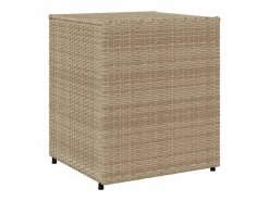 Holiday Armario de almacenaje de jardín ratán PE 55x59x69 cm^Garden Furniture Sale