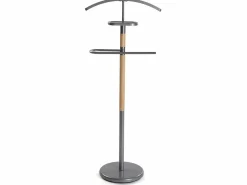 Holstebro Galán de Noche Moderno Multifuncional con 2 Perchas o Colgadores para Ropa de Hombre o Mujer, , 112x28,8x46,5cm^Versa Hot