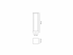 Iluminación Exterior|Home Pole - Poste de jardín LED para fijar al suelo - Luz nocturna cálida 3000K 230V 15W 1590lm Azafrán - oscuro