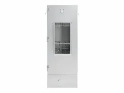 Horno ahumador astillas madera acero galvanizado 44,5x29x110 cm ES458874^ Discount