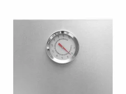vidaxl Horno ahumador astillas madera acero galvanizado 44,5x29x110 cm Plateado New