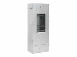 vidaxl Barbacoa|Horno ahumador de barbacoa con mesa acero galvanizado
