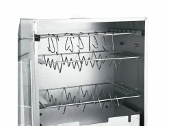 Barbacoa|Horno ahumador de barbacoa con mesa acero galvanizado ES378964