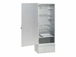 vidaxl Barbacoa|Horno ahumador de BBQ con generador humo frío acero galvanizado