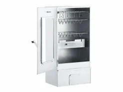 vidaxl Barbacoa|Horno ahumador de BBQ con generador humo frío acero galvanizado
