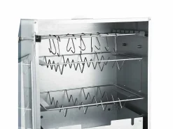 vidaxl Barbacoa|Horno ahumador de BBQ con generador humo frío acero galvanizado