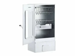 vidaxl Horno ahumador de BBQ con generador humo frío acero galvanizado Plateado New