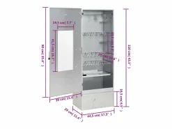 Horno ahumador de BBQ con generador humo frío acero galvanizado^vidaxl Online