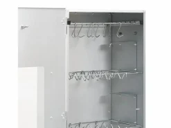 Horno ahumador de BBQ con generador humo frío acero galvanizado^vidaxl