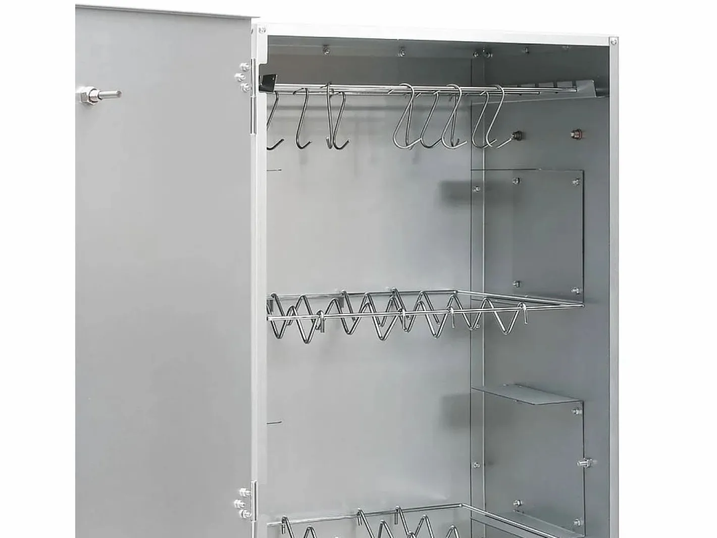 Horno ahumador de BBQ con generador humo frío acero galvanizado^vidaxl New
