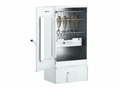 vidaxl Horno ahumador de BBQ con generador humo frío acero galvanizado Plateado Best
