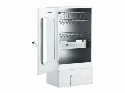 vidaxl Barbacoa|Horno ahumador de BBQ con generador humo frío acero galvanizado