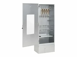 vidaxl Horno ahumador de BBQ con generador humo frío acero galvanizado Plateado Outlet