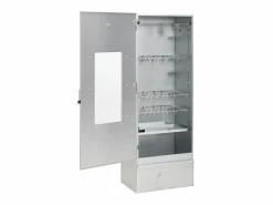 vidaxl Horno ahumador de BBQ con generador humo frío acero galvanizado Plateado Outlet