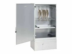 vidaxl Horno ahumador de BBQ con generador humo frío acero galvanizado Plateado Online