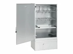 vidaxl Horno ahumador de BBQ con generador humo frío acero galvanizado Plateado Online