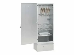 vidaxl Horno ahumador de BBQ con generador humo frío acero galvanizado Plateado Outlet