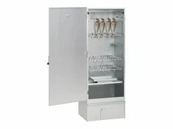 vidaxl Horno ahumador de BBQ con generador humo frío acero galvanizado Plateado Online