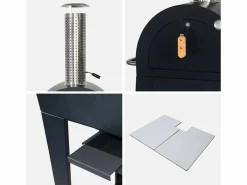 Horno de pizza exterior con mesa^Sweeek Sale