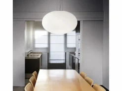 Ideal Lux Candy - Lámpara colgante de techo de 1 globo mediano, blanca, E27 Blanco Clearance