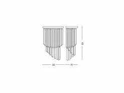 Carlton - Aplique de pared 3 luces , E14^Ideal Lux Discount
