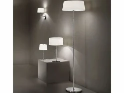 Ideal Lux Lámpara De Escritorio|Hilton - Lámpara de mesa grande 2 luces blanca, E14