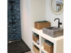 Essebagno Indus mezclador bajo lavabo Negro Sale