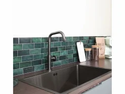Essebagno Grifo De Cocina|Indus mezclador para fregadero metalizado