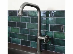 Essebagno Grifo De Cocina|Indus mezclador para fregadero metalizado