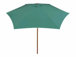 Garden Furniture Sombrilla|Inglewood Sombrilla con palo de madera verde 270x270 cm